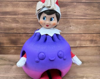 Elf Dumpling Costume, 3D-Printed PLA Christmas Elf Prop