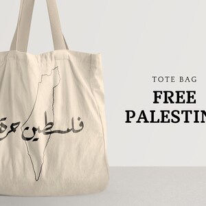 Free Palestine Tote Bag