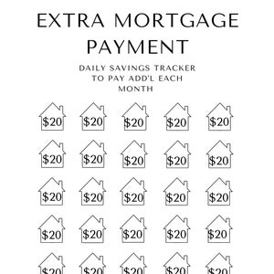Mortgage Payoff / Daily Savings Tracker