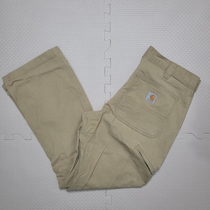 Carhartt Carpenter Size 32x30 Pants  Relaxed Fit Biege