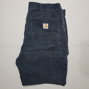Carhartt Carpenter Pants Size 36 Relaxed Fit Altered to Short Black