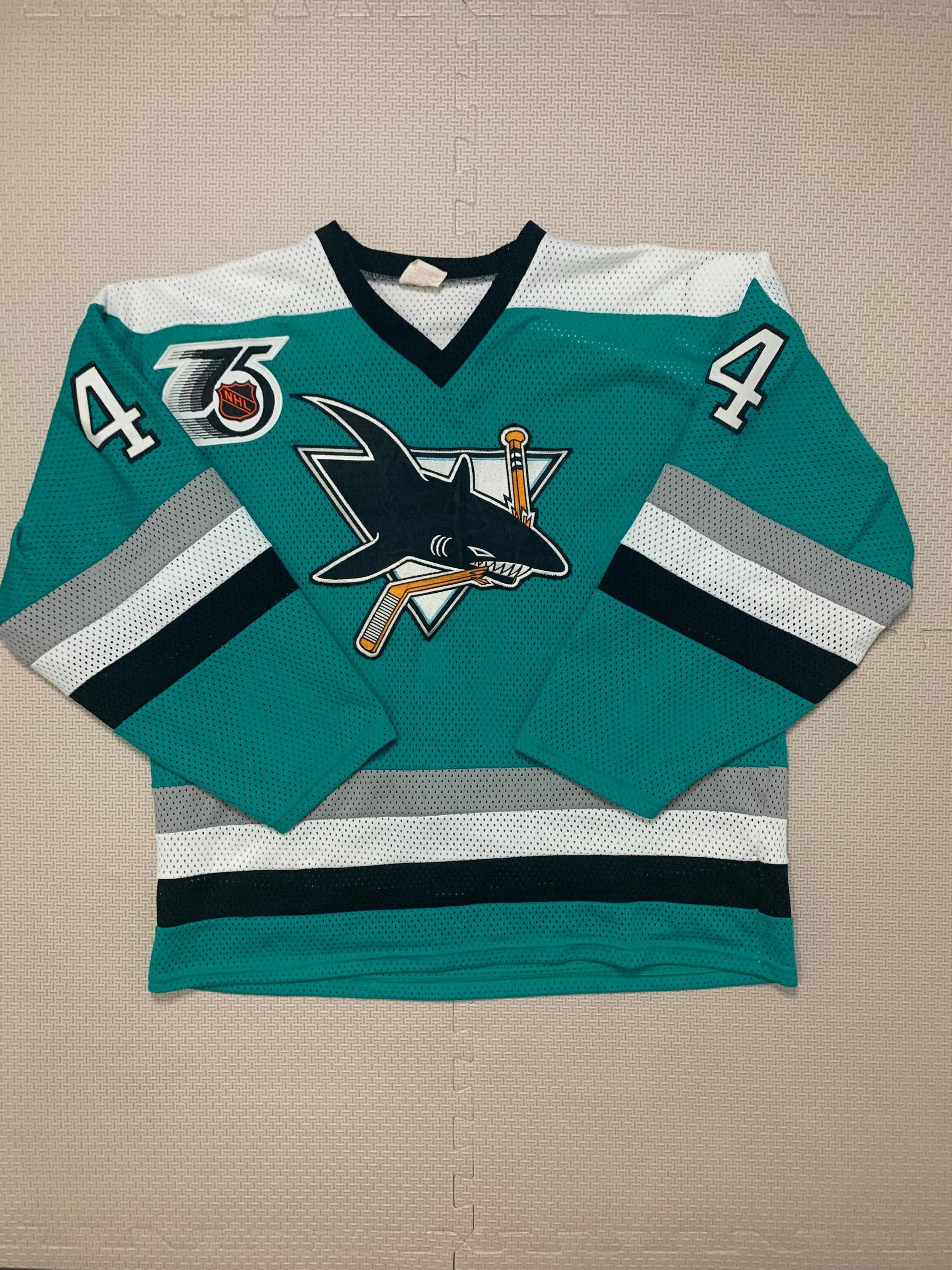 ✓USA製 90s San Jose Sharks hockey shirt 【公式通販】
