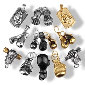 Fitness Gym Bodybuilding Boxing Pendant | Gloves Pendant | football Pendant | Stainless Steel Necklace | hip hop necklace | cool Necklace
