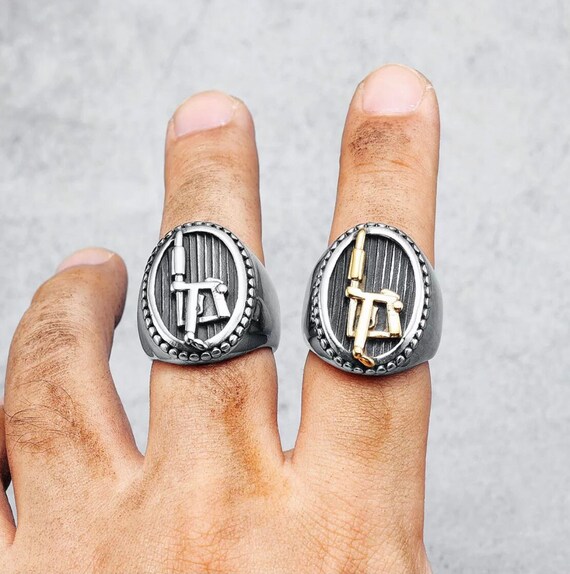 Trendy mens rings outlet