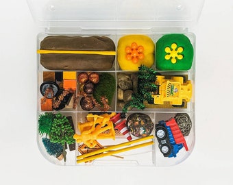Construction Playdough Sensory Kit | Pretend Play, STEM Toys