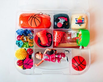 Basketball Playdough Kit | Sensory Bin | Educational Toys | Open-Ended Play | Sports | Gifts for Kids