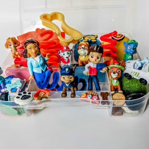 Paw Patrol (TM) Inspired Playdough Kit | Sensory Bin | Pretend Play | Busy Bin | Open Ended | Gifts for Kids
