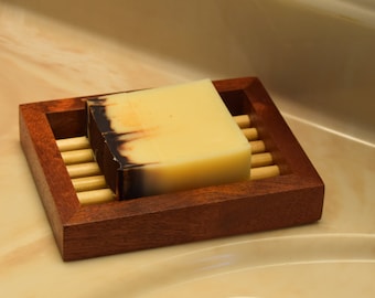 Wood Soap Dish Reclaimed Teak Wood