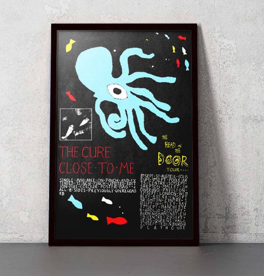 The Cure - Close to Me Head on the Door Tour - 11x17 Poster Print