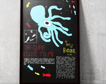 The Cure - Close to Me Head on the Door Tour - 11x17 Poster Print