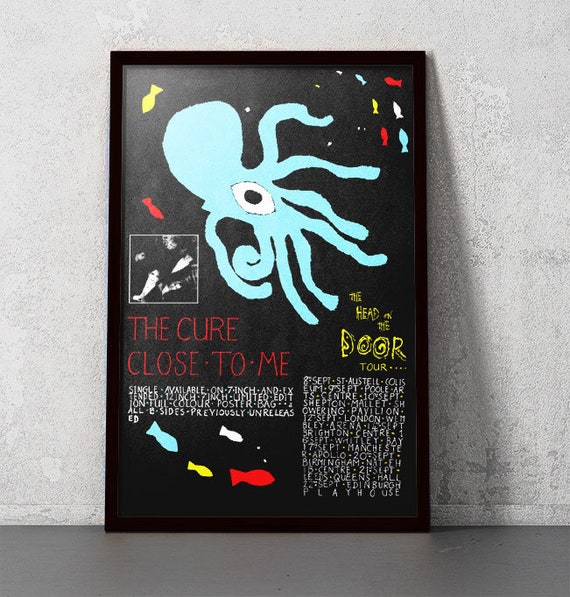 The Cure - Close to Me Head on the Door Tour - 11x17 Poster Print