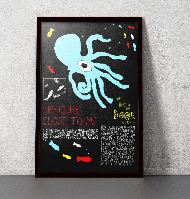 The Cure - Close to Me Head on the Door Tour - 11x17 Poster Print