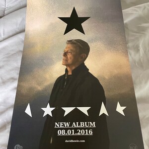 David Bowie - Blackstar - 11x17 Poster Print - Etsy