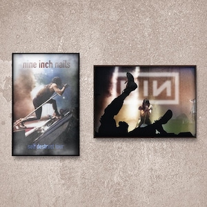 Nine Inch Nails - Self Destruct Tour - 11x17 Poster Print