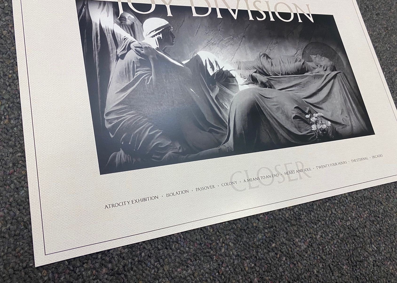 Joy Division - Closer - 11x17 Poster Print - Etsy