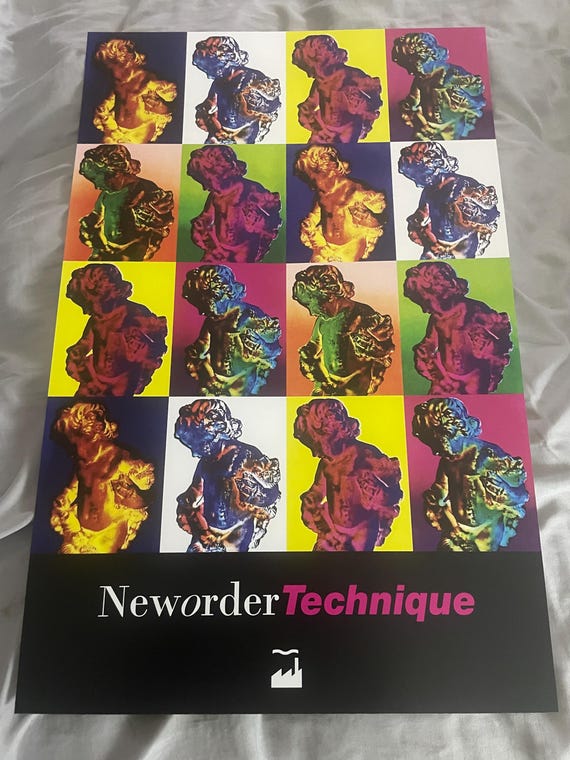 New Order - Technique - 11x17 Poster Print - Etsy