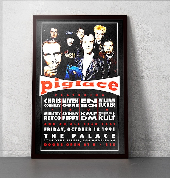 Pigface - the Palace 1991 Concert Poster - 11x17 Poster Print - Etsy