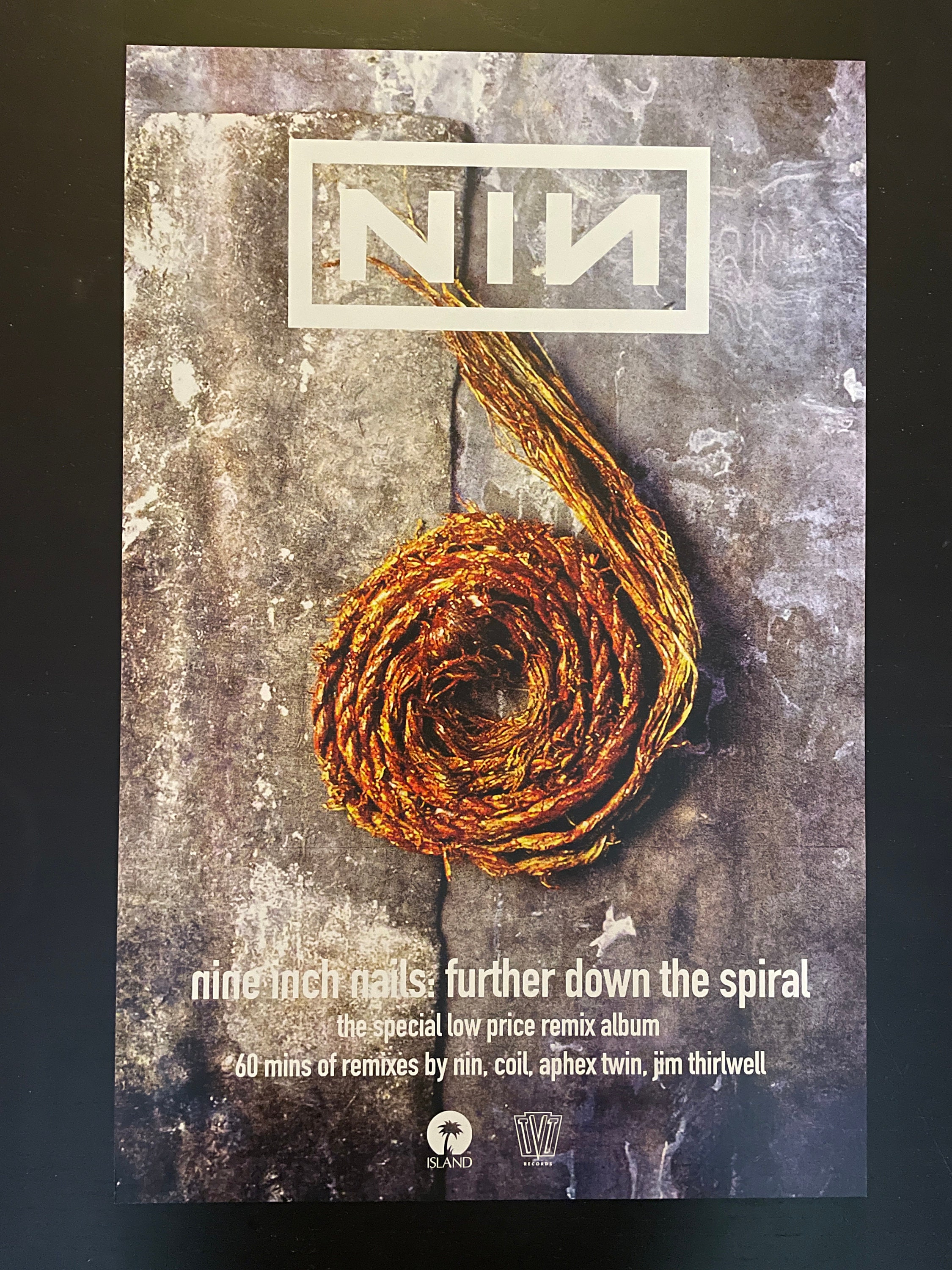 Nine Inch Nails - Further Down the Spiral - 11x17 Poster Print - Etsy