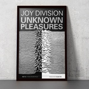 Joy Division - Unknown Pleasures - 11x17 Poster Print