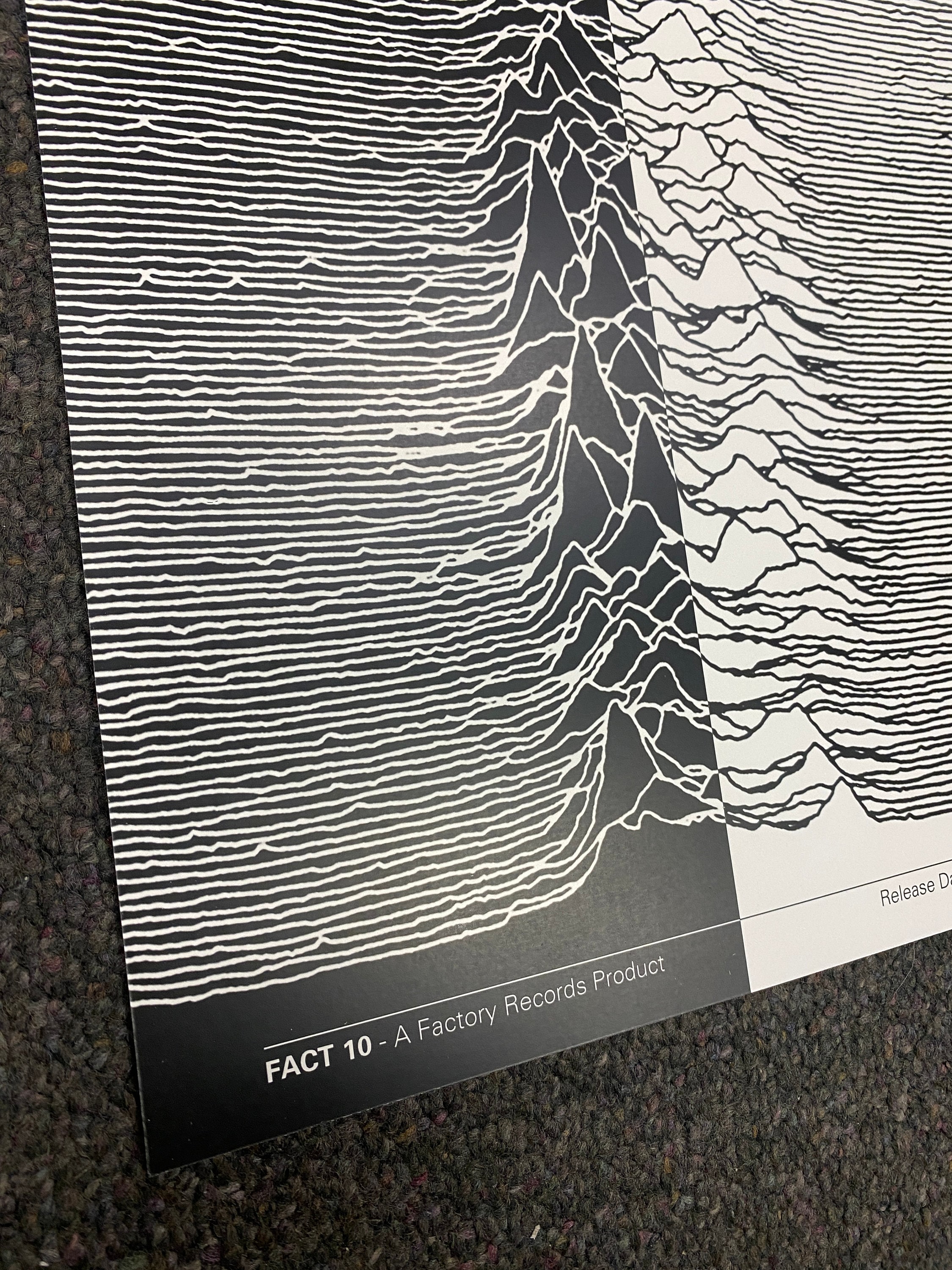 Joy Division - Unknown Pleasures - 11x17 Poster Print - Etsy