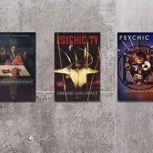 Psychic TV Poster Print: Dreams Less Sweet, Magick Defends Itself (11x17)