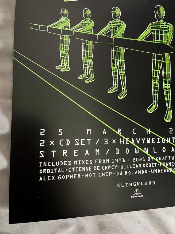 Kraftwerk - Residency / Remixes - 11x17 Poster Print - Etsy 日本