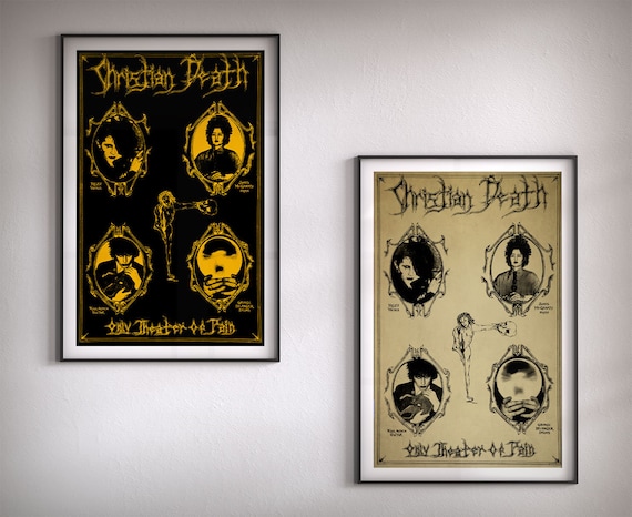 Christian Death - Only Theater of Pain - 11x17 Poster Print - Etsy