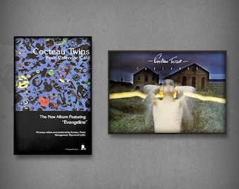 Cocteau Twins – Garlands / Four Calendar Cafe – 11x17 Poster