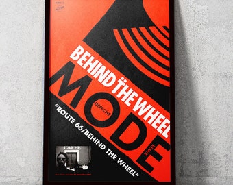 Depeche Mode - Derrière le volant - Route 66 - Impression poster 11 x 17