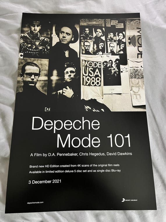 Depeche Mode 101 - 11x17 Poster Print - Etsy