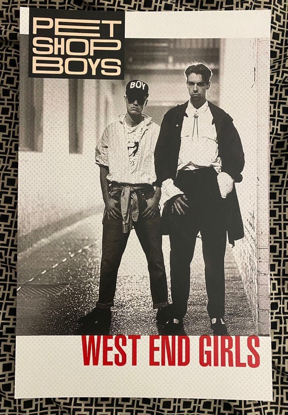 Pet Shop Boys - West End Girls - 11x17 Poster Print - Etsy