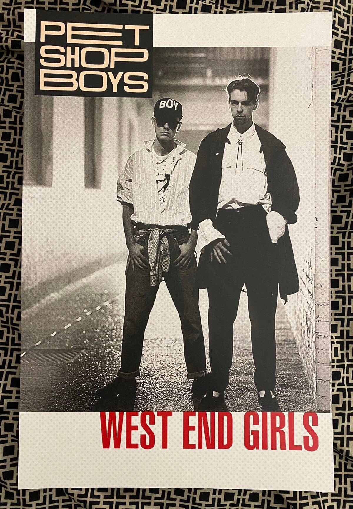 Pet Shop Boys - West End Girls - 11x17 Poster Print - Etsy Canada