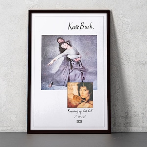 Kate Bush - Running Up That Hill Advert - 11x17 Poster Print