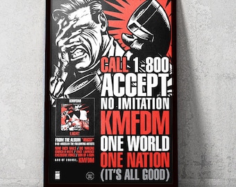 KMFDM - Light - 11x17 Poster Print - Etsy