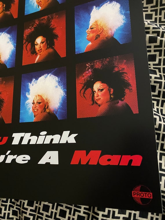 Divine - You Think You're A Man - 11x17 Poster Print - Etsy