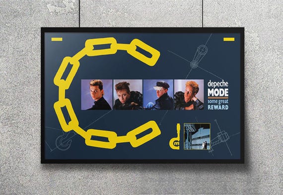 Depeche Mode 'some Great Reward' Poster Print - 11x17 Art - Etsy