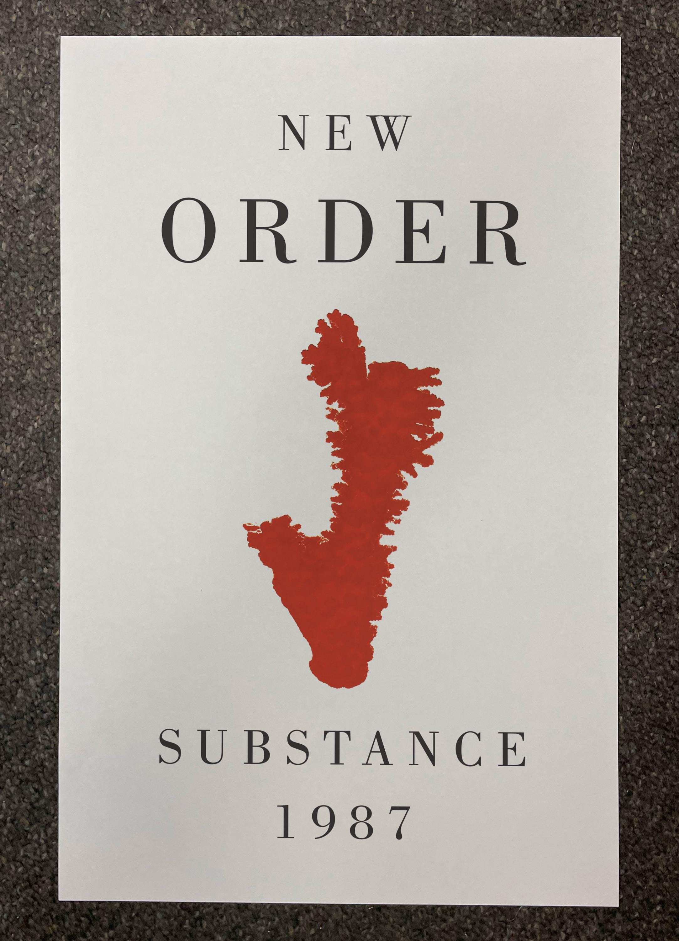 New Order - Substance 1987 - 11x17 Poster Print - Etsy
