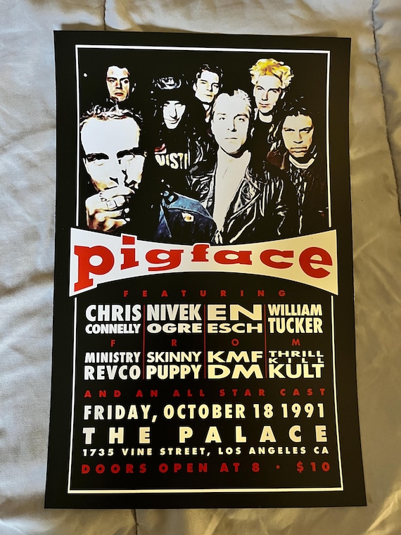 Pigface - the Palace 1991 Concert Poster - 11x17 Poster Print - Etsy