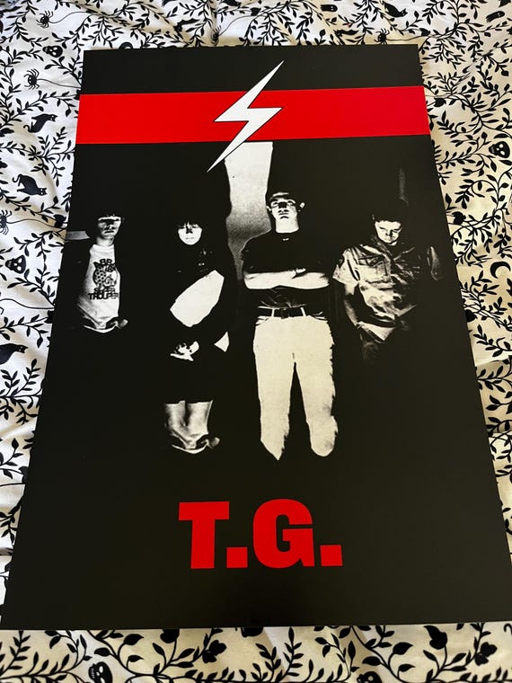 Throbbing Gristle - 11x17 Poster Print - Etsy UK