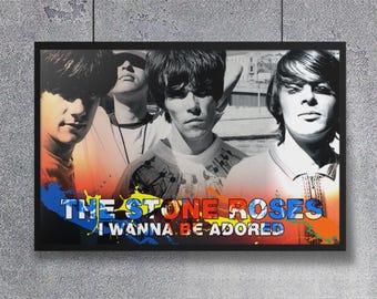 The Stone Roses - I Wanna Be Adored - 11x17 Poster Print