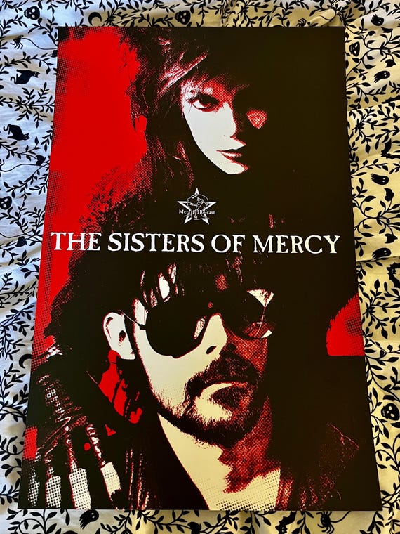 The Sisters of Mercy - 11x17 Poster Print - Etsy