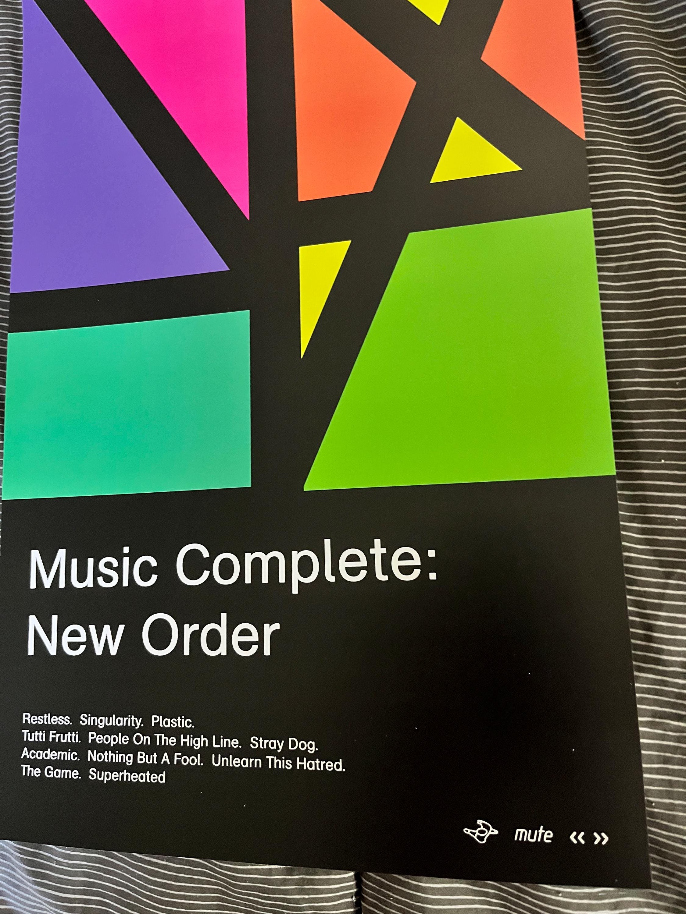 額入り大判【★NEW ORDER★】MUSIC COMPLETE New Order - Complete Music - Amazon.com Music