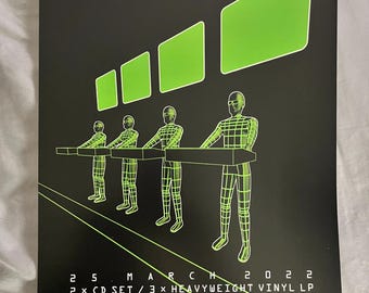 Kraftwerk - Residency / Remixes - 11x17 Poster Print - Etsy 日本