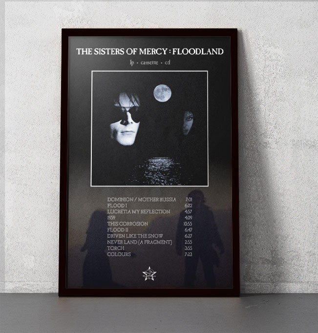 The Sisters of Mercy - Floodland Album - 11x17 Poster Print - Etsy