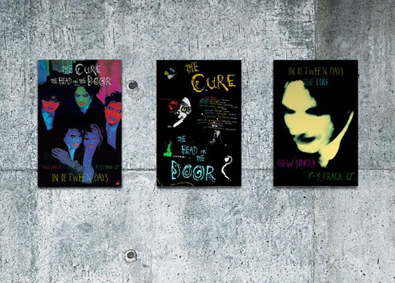 The Cure - the Head on the Door / in Between Days - 11x17 Poster