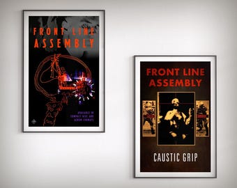 Front Line Assembly Taktisches Neuralimplantat / Ätzender Griff - 11x17 Posterdruck