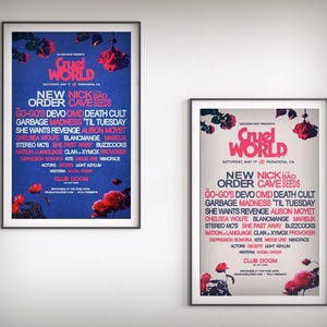 Cruel World 2025- 11x17 Poster Print