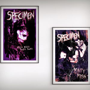 Specimen - Kiss Kiss Bang Bang / The Beauty of Poisin - 11x17 Poster Print