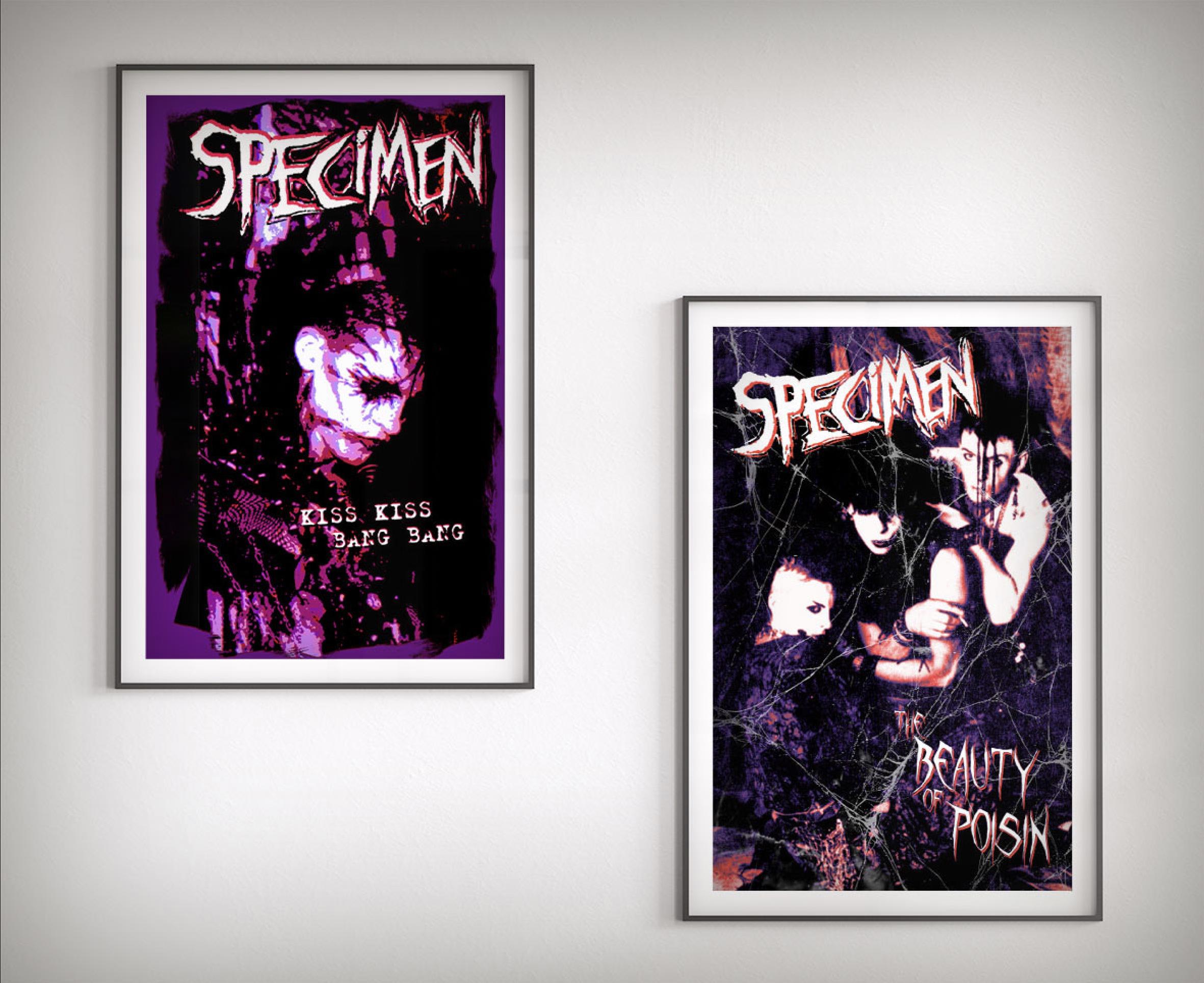 Specimen Band Poster Print – Kiss Kiss Bang Bang, Beauty of Poisin