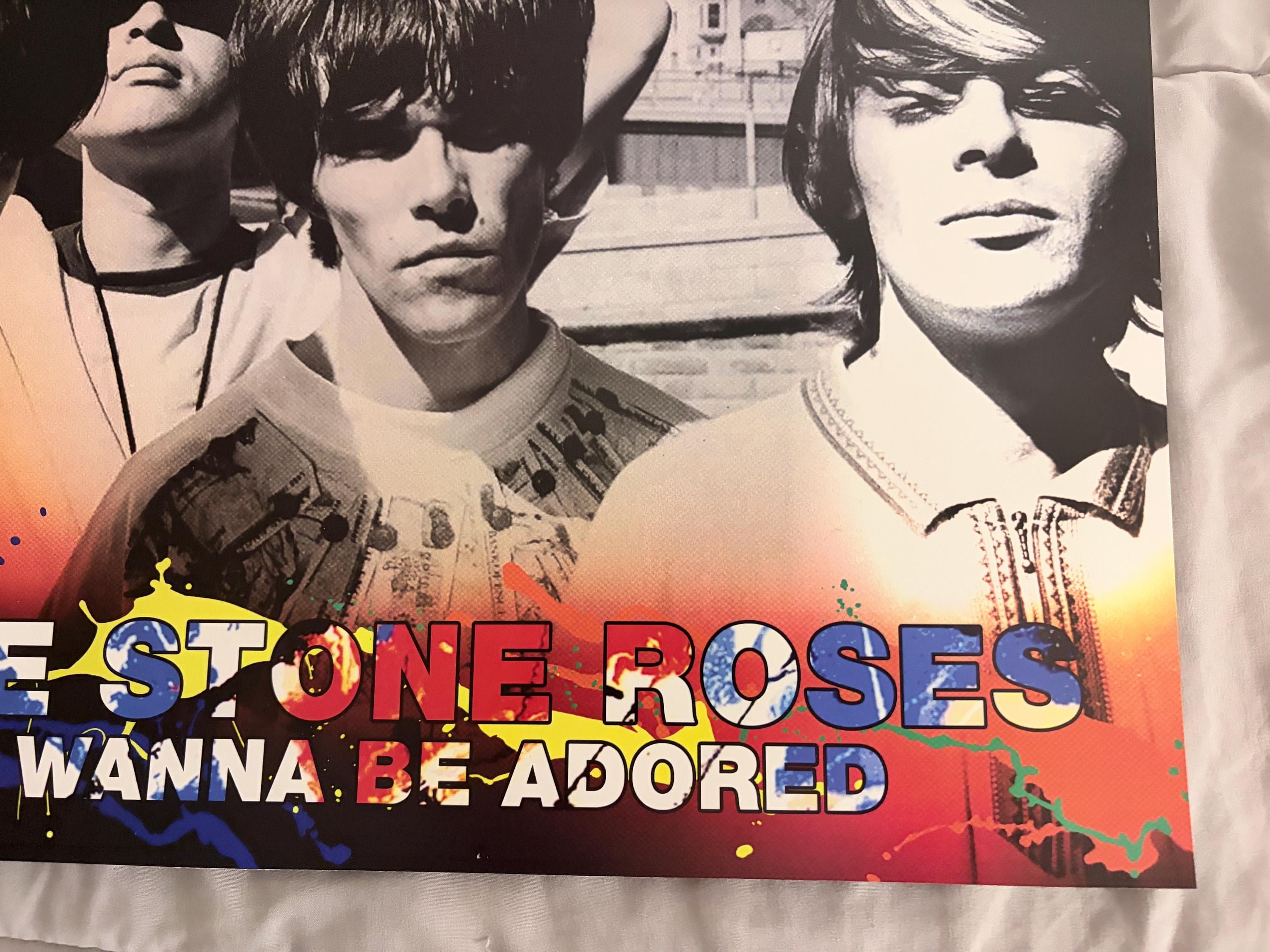 The Stone Roses - I Wanna Be Adored - 11x17 Poster Print - Etsy